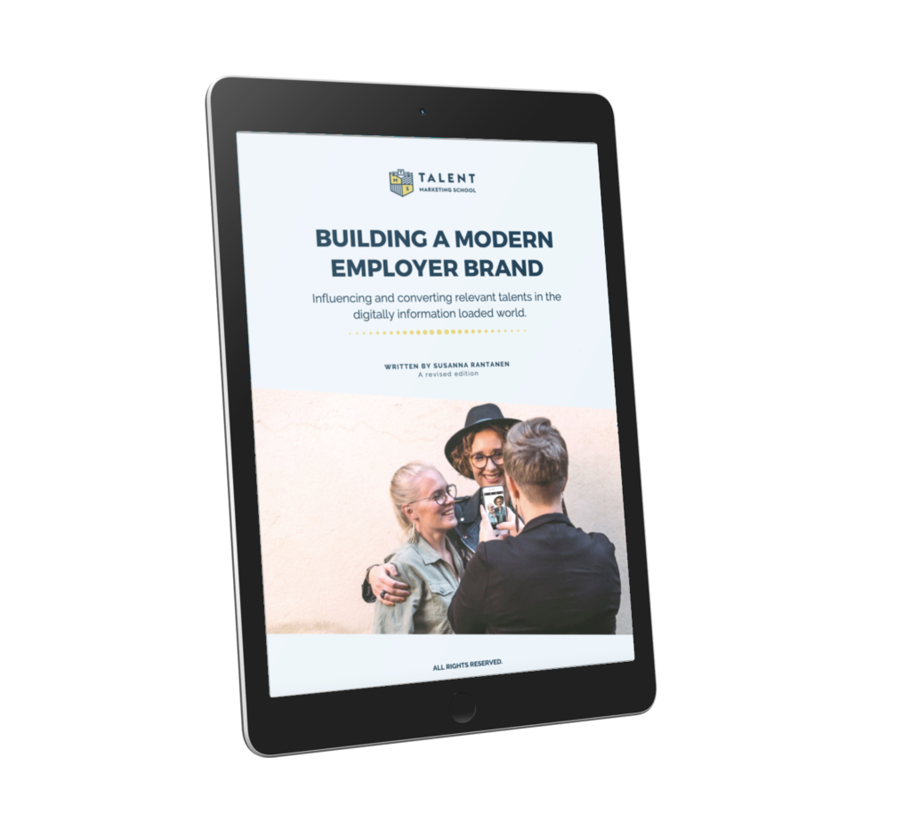 eBook cover Building a Modern Employer Brand with Susanna Rantanen