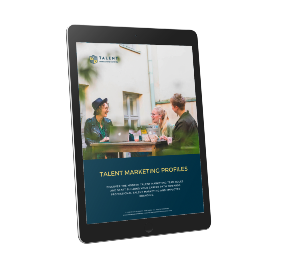 Talent Marketing Team Roles ebook by Susanna Rantanen